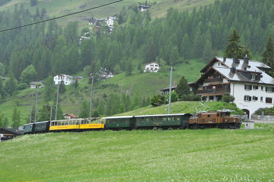 2019.06.11 RhB Ge 6-6 I 414 Albulabahn Krokodil Bahnfest Bergün (35)